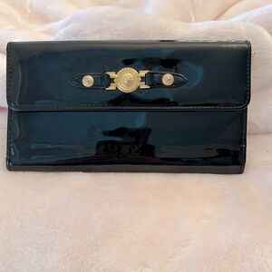 Versace Italy unisex wallet black